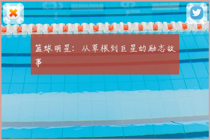 篮球明星:从草根到巨星的励志故事
